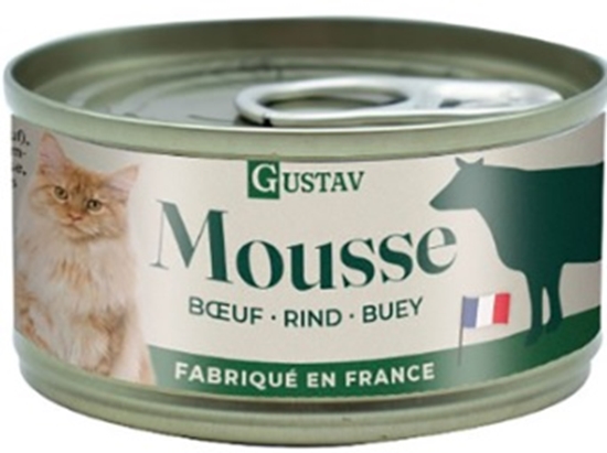 Picture of Gustav Mousse Beef 85g – Complete Gourmet Cat Food Made in F